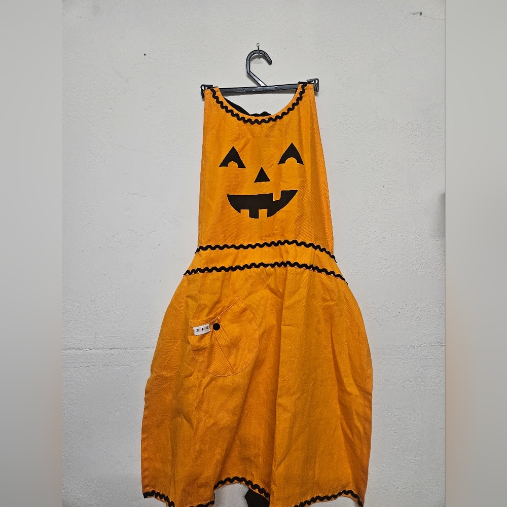 Simply Whimsical Adorable Jack O Lantern  Pumpkin Apron